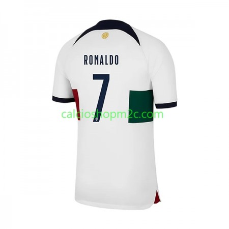 Portogallo Ronaldo 7 Maglia Trasferta World Cup 2022 Manica Corta